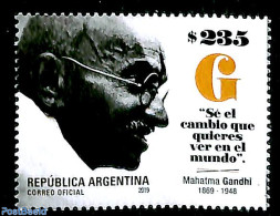 Argentina 2019 M. Gandhi 150th Birth Anniversary 1v, Mint NH, History - Gandhi - Politicians - Unused Stamps