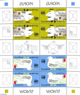 Bulgaria 2008 Europa, The Letter M/s, Mint NH, History - Europa (cept) - Post - Stamps On Stamps - Ungebraucht