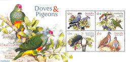 Australia 2021 Pigeons S/s, Mint NH, Nature - Birds - Nuovi