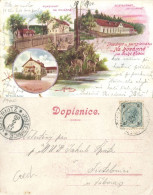 Czech, ČESKÁ KUBICE, Boarding House And Restaurant "Na Kovarne" (1900) Postcard - Czech Republic