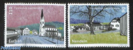 Liechtenstein 2023 Nendeln & Eschen 2v, Mint NH, Religion - Churches, Temples, Mosques, Synagogues - Ongebruikt
