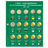 Safe Premium Münzblatt Für 2€-Münzen Des Jahres 2008-2009 Nr. 7341-4 Neu - Supplies And Equipment