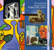 Liberia 2023 Pablo Picasso, Mint NH, Art - Pablo Picasso - Paintings - Sonstige & Ohne Zuordnung