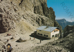 CARTOLINA  C10 RIFUGIO TONI DEMETZ,BOLZANO,TRENTINO ALTO ADIGE-DOLOMITI-ALLA FORCELLA DEL SASSOLUNGO-NON VIAGGIATA - Bolzano (Bozen)