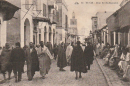 ZA 15- TUNIS ( TUNISIE ) - RUE EL HALFAOUINE - ANIMATION - 2 SCANS - Tunisia