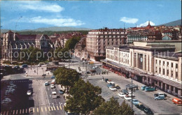 12017408 Geneve GE La Place La Gare De Cornavin Et Notre Dame Geneve - Autres & Non Classés