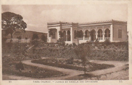 ZA 17- TAZA ( MAROC ) - JARDIN ET CERCLE DES OFFICIERS - 2 SCANS - Other & Unclassified