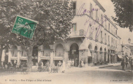 ZA 18- BLIDA ( ALGERIE ) - RUE D' ALGER ET HOTEL D' ORIENT - ANIMATION - 2 SCANS - Blida