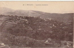 ZA 18- MILIANA ( ALGERIE ) - QUARTIER ANNASSEUR - VUE GENERALE - 2 SCANS - Autres & Non Classés