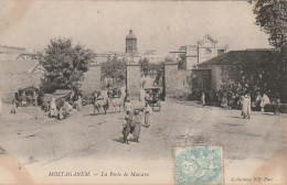 ZA 19- MOSTAGANEM ( ALGERIE ) - LA PORTE DE MASCARA - ANIMATION - 2 SCANS - Mostaganem