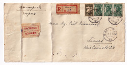 Lettre 1835 Recommandée Moscou Moscow Н. И. КЕЛЕН Kelen URSS Russie Russia Zürich Suisse Москва Registered - Storia Postale