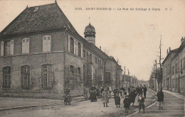 ZA 20-(52) SAINT DIZIER - LA RUE DU COLLEGE A GIGNY - ANIMATION - ENFANTS - EDIT. GAUTHIER , SAINT DIZIER- 2 SCANS - Saint Dizier