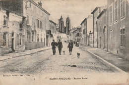 ZA 22-(54) SAINT NICOLAS - RUE DE LAVAL - ANIMATION - EDIT. E. DARTOIS - 2 SCANS - Saint Nicolas De Port