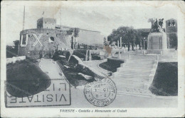 Bu677 Cartolina  Trieste Citta'  Castello E Monumento Ai Caduti  Friuli - Trieste