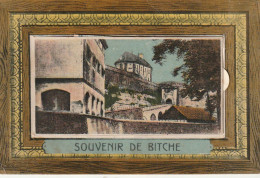 ZA 25-(57) SOUVENIR DE BITCHE - CARTE MULTIVUES A SYSTEME ( 10 VUES ) - 4 SCANS - Bitche