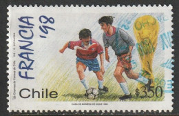 CHILE, USED STAMP, OBLITERÉ, SELLO USADO - Chile