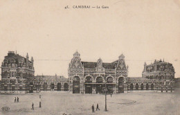 Z+ 2-(59) CAMBRAI - LA GARE - 2 SCANS - Cambrai