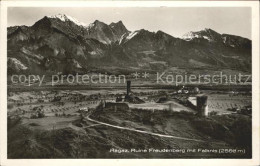 12015820 Bad Ragaz Ruine Freudenberg Mit Falknis Raetikon Bad Ragaz - Sonstige & Ohne Zuordnung