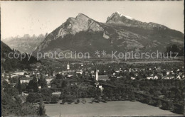 12015808 Bad Ragaz Panorama Mit Gonzen Und Alvier Appenzeller Alpen Bad Ragaz - Sonstige & Ohne Zuordnung