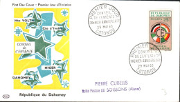 DAHOMEY FDC 1960 CONSEIL DE L'ENTENTE - Benin – Dahomey (1960-...)