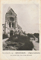 Z+ 8-(60) ROYE SUR MATZ - L' EGLISE BOMBARDEE - 2 SCANS - Sonstige & Ohne Zuordnung