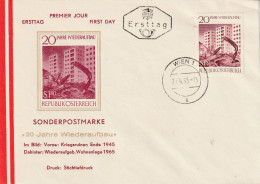 Oostenrijk 1965, FDC Unused, 20 Years Of Reconstruction. - FDC