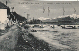 Z+ 23-(73) MONTMELIAN - LE PONT - VUE PRISE DE LA RIVE DROITE DE L' ISERE - 2 SCANS - Montmelian