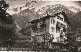 Z+ 24-(74) LES HOUCHES - HOTEL DU MONT BLANC ET L' AIGUILLE DU GOUTER - 2 SCANS - Les Houches