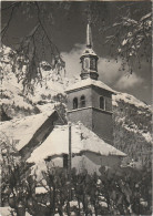 Z+ 24-(74) LES CONTAMINES MONTJOIE - L' EGLISE - PHOT. P. GIET - 2 SCANS - Les Contamines-Montjoie