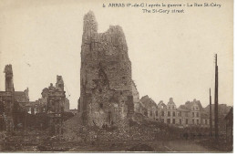 ARRAS - Apres La Guerre -la Rue ST GERY - Arras