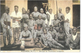 CP REPRODUCTION - NOUMEA - Groupe De Tirailleurs Indigènes - Nouvelle Calédonie