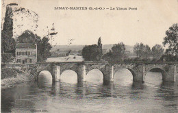 Z++ 7-(78) LIMAY MANTES - LE VIEUX PONT - 2 SCANS - Limay