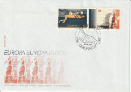 Slovénie YT 104/5 FDC : Paix Et Liberté , Europa - 1995 - Eslovenia