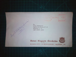 ARGENTINE, Enveloppe De "Hôtel Nogaro Cordoba S.A." Envoyé à Buenos Aires Avec Envoi Mécanique. - Used Stamps