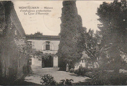 Z++ 11-(82) MONTAUBAN - MAISON D' ORPHELINES PROTESTANTES - LA COUR D' HONNEUR - ANIMATION  - 2 SCANS - Montauban