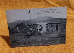 *A17*- Cp26 - Colonne De Beni-Mellal 1916 : La Plateforme D'Artillerie - Logement Du Commandant D'Armes - La Pompe - Autres & Non Classés