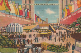 Z++ 12- (U. S. A.) THE NEW YORK WORLD' S FAIR OF 1939  - EXPOSITION UNIVERSELLE DE NEW YORK - CARTE TOILEE- 2 SCANS - Expositions