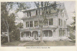 Z++ 12-( U .S. A. ) ANNEX OF CLARK' S HOTEL , OGUNQUIT , MAINE - ANIMATION - 2 SCANS - Otros & Sin Clasificación