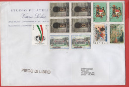 ITALIA - Storia Postale Repubblica - 2002 - 0,52 Italiani Nel Mondo; Tricolore E Globo Terrestre + 4x 150 Centenario De - 2001-10: Marcophilia