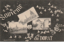 Z++ 19-(87) SOUVENIR DU DORAT - CARTE FANTAISIE MULTIVUES - IMP. SURENAUD - 2 SCANS - Le Dorat