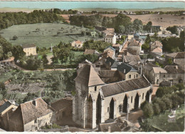 Z++ 19-(87) NEUVIC ENTIER - L' EGLISE - VUE AERIENNE - CARTE COULEURS - 2 SCANS - Sonstige & Ohne Zuordnung