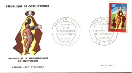 COTE D'IVOIRE FDC 1967 JOURNEES DE LA RECONNAISSANCE - Ivoorkust (1960-...)