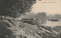 Z++ 24-(92) ASNIERES - BORDS DE SEINE - BATEAUX , BARQUES - 2 SCANS - Asnieres Sur Seine