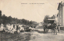 Z++ 25-(93) GARGAN - LA MONTEE DU TEMPLE - ANIMATION  - CARRIOLE A CHEVAL - COLLECTION L. PORTELANCE , LE RAINCY - Livry Gargan