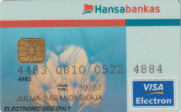 LITUANIA BANK AND DEBIT CARDS N.3 CARDS - POSSIBLE SALE OF SINGLE CARDS - Cartes De Crédit (expiration Min. 10 Ans)