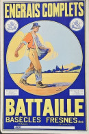 1930 Belgium Complete Fertilizers Battle Poster - Manifesti