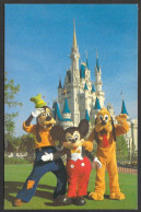 Orlando  Florida - Goofy Mickey Mouse And Pluto  You're As Welcome As Can Be - By Walt Disney - WDW- 1602 - Orlando