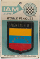 Z++ Nw- ( VENEZUELA ) - WORLD PLAQUES - IAM DELUXE - PLAQUE AUTOMOBILE ADHESIVE SUR SUPPORT CARTONNE - Trasporti