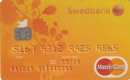 4  LITUANIA BANK CARDS - POSSIBLE SALE OF SINGLE CARDS - Geldkarten (Ablauf Min. 10 Jahre)