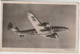 Vintage Rppc KLM K.L.M Royal Dutch Airlines Lockheed Constellation L-049 Aircraft - 1919-1938: Fra Le Due Guerre